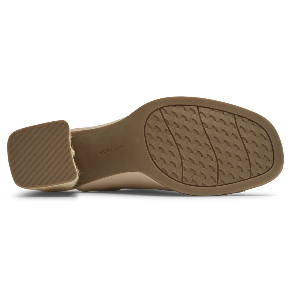 Rockport Badesandaler Dame Beige - Total Motion Amara - IHLS43198